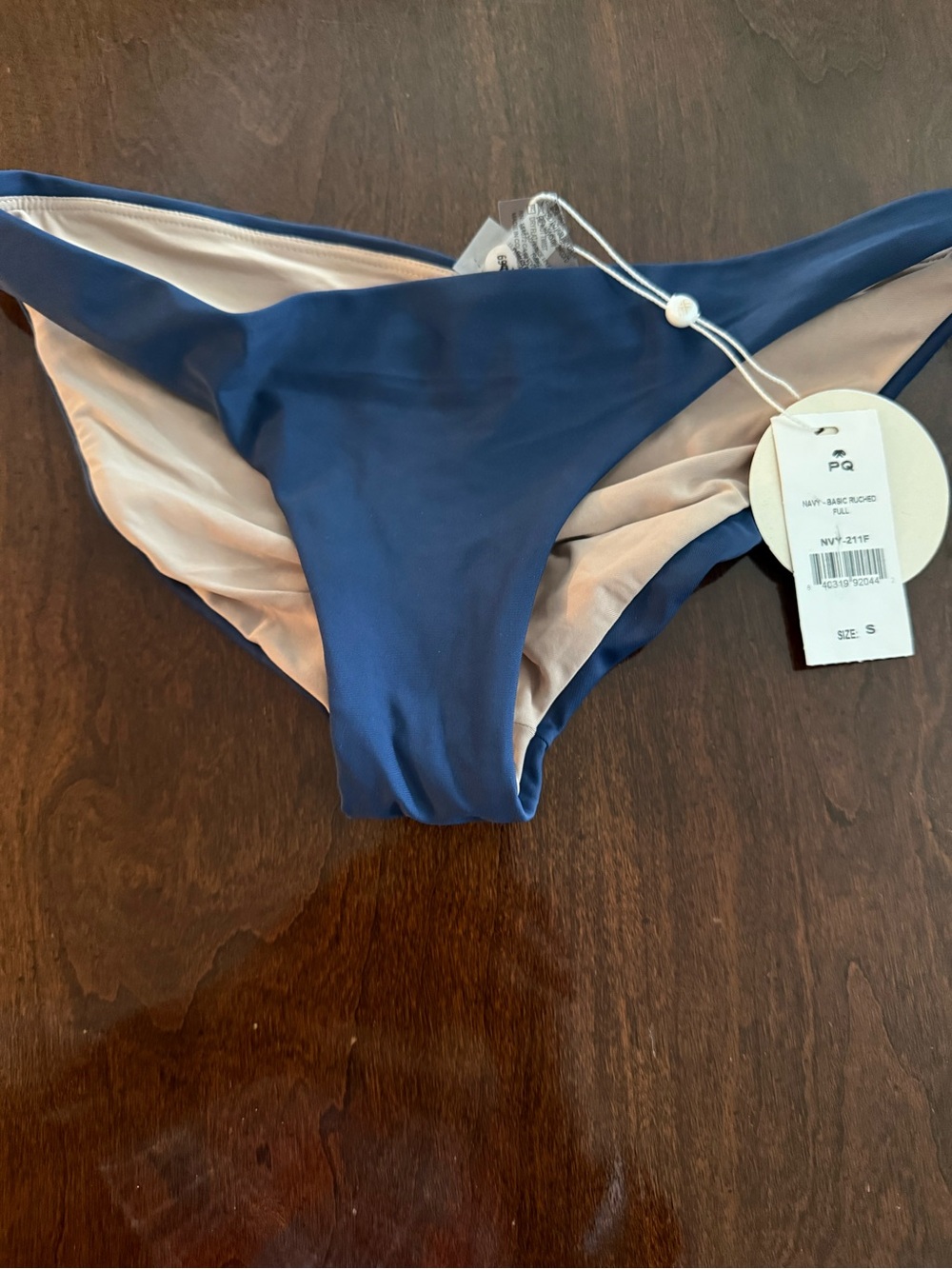 Pilyq Navy Bikini Bottom